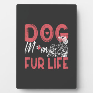 Plaque Photo Maman de chien pour la vie Fête des mères Cadeaux