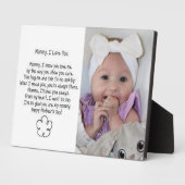 Plaque Photo Maman, je t'aime (Côté)