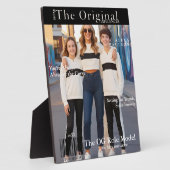 Plaque Photo Maman : La couverture du magazine de l'Influenceur (Côté)