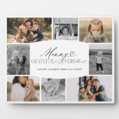 Plaque Photo Maman reconnaissante pour chaque instant Collage p (Devant)
