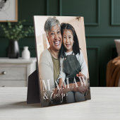 Plaque Photo Mamaw & Grandchild Script Name Photo Keepsaké