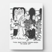 Plaque Photo Man Essaie de proposer à Mariée à un Mariage - Drô (Devant)