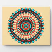 Plaque Photo Mandala amérindienne (Devant)