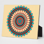 Plaque Photo Mandala amérindienne (Côté)