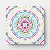 Plaque Photo mandala coloré (Devant)