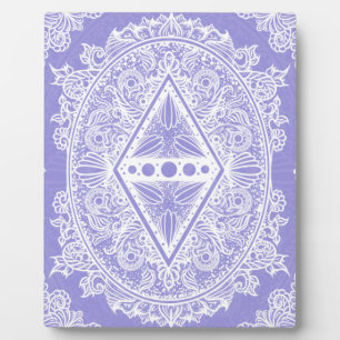 Plaque Photo Mandala de diamant céleste