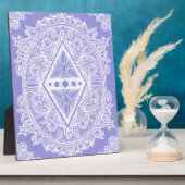 Plaque Photo Mandala de diamant céleste (Côté)