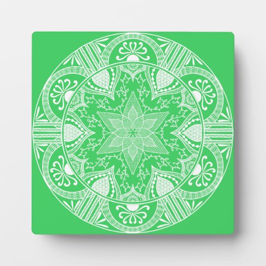 Plaque Photo Mandala du printemps (Devant)