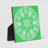 Plaque Photo Mandala du printemps (Recto)