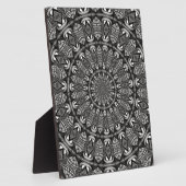 Plaque Photo Mandala monochrome (Côté)