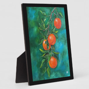 Plaque Photo Mandarines par une Nuit d'Hiver par Alfred Fox
