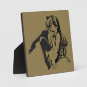 Plaque Photo Manga, Neko Catgirl Furry Kawaii Loli (Recto)