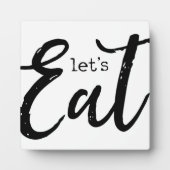 Plaque Photo Mangeons ! | Panneau de cuisine agricole (Devant)