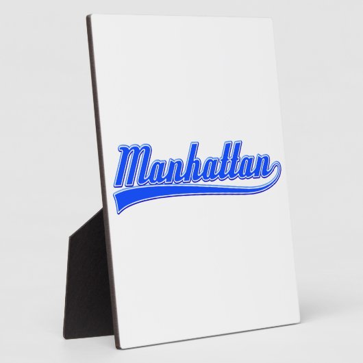 Plaque Photo Manhattan avec lave (Côté)