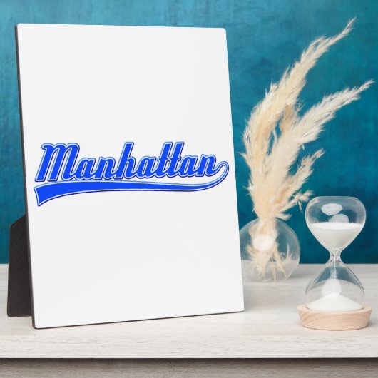 Plaque Photo Manhattan avec lave (Côté)