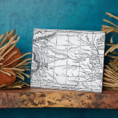 Plaque Photo Map of the Gold Region, published in 'The Weekly' (Côté)