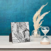 Plaque Photo Map of the Kingdom of Siam (Insitu)