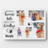 Plaque Photo Marble Pet Memorial Keepsaké Photo Collage (Devant)