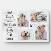 Plaque Photo Marble Pet Memorial Photo Collage Keepsaké (Devant)