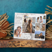 Plaque Photo Marbre 5 Photo Collage Aimer la vie avec vous (Côté)