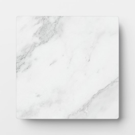 Plaque Photo Marbre Blanc (Devant)