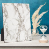 Plaque Photo Marbre blanc moderne Texture Motif (Côté)