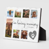 Plaque Photo Marbre En Souvenir Affectueux Monument Funéraire p (Côté)