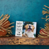 Plaque Photo Marbre Perte d'animal de compagnie souvenir Keepsa (Côté)