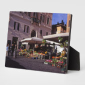 Plaque Photo Marché aux fleurs Rome (Côté)
