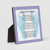 Plaque Photo Marche avec moi maman (Recto)