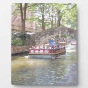 Plaque Photo Marche de la rivière San Antonio