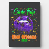 Plaque Photo Mardi Gras New Orleans Girl Trip (Devant)