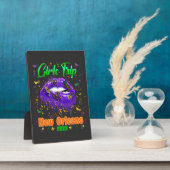 Plaque Photo Mardi Gras New Orleans Girl Trip (Côté)