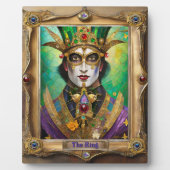 Plaque Photo Mardi Gras Realm Portraits - Le Roi (Devant)