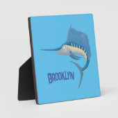 Plaque Photo Marée de plaisance de l'espadon (Recto)