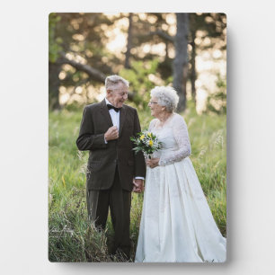 Plaque photo mariage