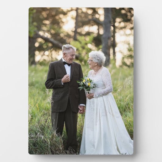 Plaque photo mariage (Devant)
