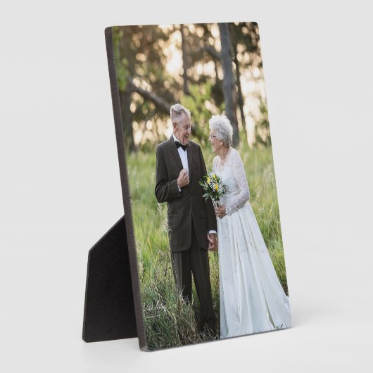 Plaque photo mariage (Côté)