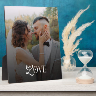 Plaque Photo Mariage Amour Moderne Couples Photo