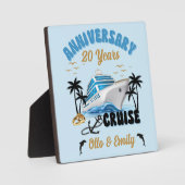 Plaque Photo Mariage Anniversaire Couple Cruise (Recto)