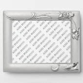 Plaque Photo Mariage d'argent ou anniversaire Ajouter une plaqu (Devant)
