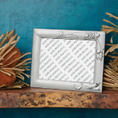 Plaque Photo Mariage d'argent ou anniversaire Ajouter une plaqu (Côté)