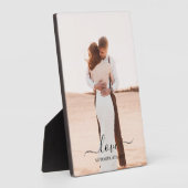 Plaque Photo Mariage de script mariage de la mémoire photo Love (Côté)