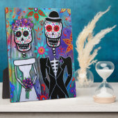 PLAQUE PHOTO MARIAGE DIA DE LOS MUERTOS (Côté)