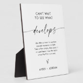 Plaque Photo Mariage Disposable Caméra Signal, Mariage Jeu Phot (Côté)