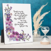 Plaque Photo Mariage, fiançailles, cadeaux d'anniversaire (Côté)