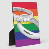Plaque Photo Mariage gay lesbien (Côté)