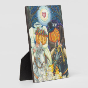 Plaque Photo Mariage, HORSEMAN SANS TÊTE & BRIDE