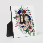 Plaque Photo MARIAGE PHOTO COUPLES, Anniversaire, Nouveau cadea (Recto)