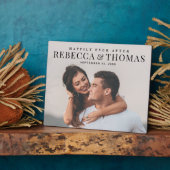 Plaque Photo Mariage photo de type moderne (Côté)